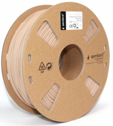 GEMBIRD 3DP-PLA-WD-01-NAT Gijos PLA mediena natūrali 1,75 mm 1kg
