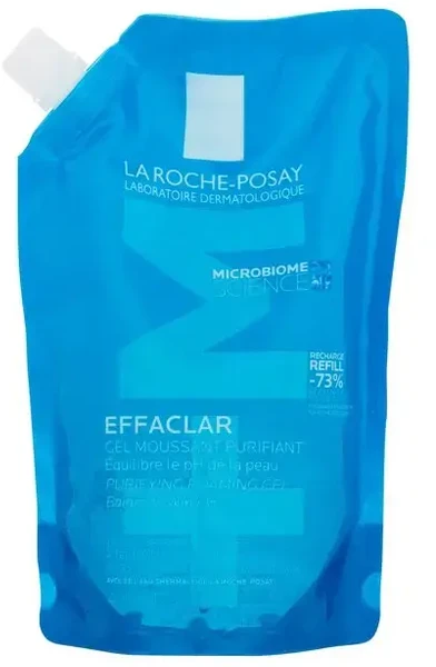 La Roche Posay Effaclar Gel Moussant papildymas, 400 ml