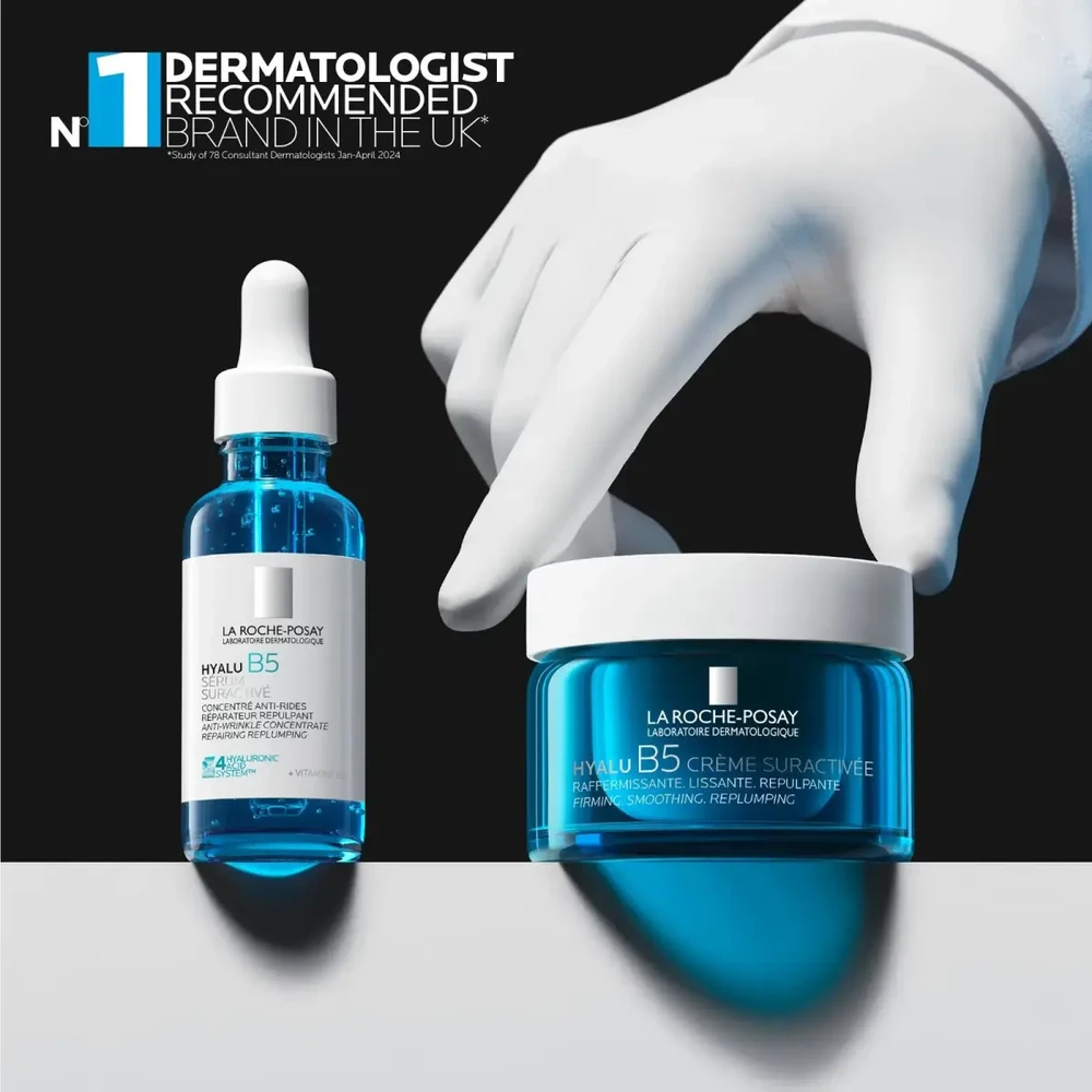 La Roche-Posay LRP Hyalu B5 Super-Activated Kreminis senėjimą stabdantis veido kremas, 50 ml