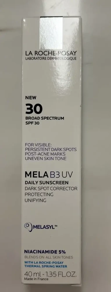 La Roche-Posay Mela B3 UV SPF 30 Dark Spot Corrector dieninis veido kremas apsaugantis nuo tamsių dėmių, 40 ml