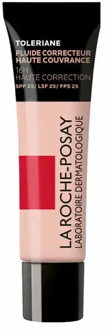 „La Roche Posay Toleriane“ pilnai padengiantis makiažo pagrindas SPF 25, 16 Halé, 30 ml