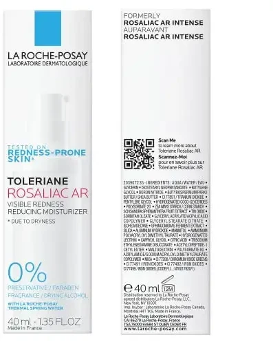 La Roche Posay Corrective Moisturizing Kreminis Rosaliac drėkinamasis veido kremas raustančiai oda , 40 ml