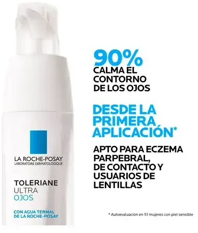 Paakių kremas La Roche-Posay Toleriane Dermallergo Eyes, 20 ml