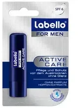 Labello Men Active 24h Moisture Lūpų balzamas Lūpų balzamas vyrams, 4,8 g