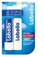 Labello Original + Med Repair Lūpų balzamas unisex, 4,8 g