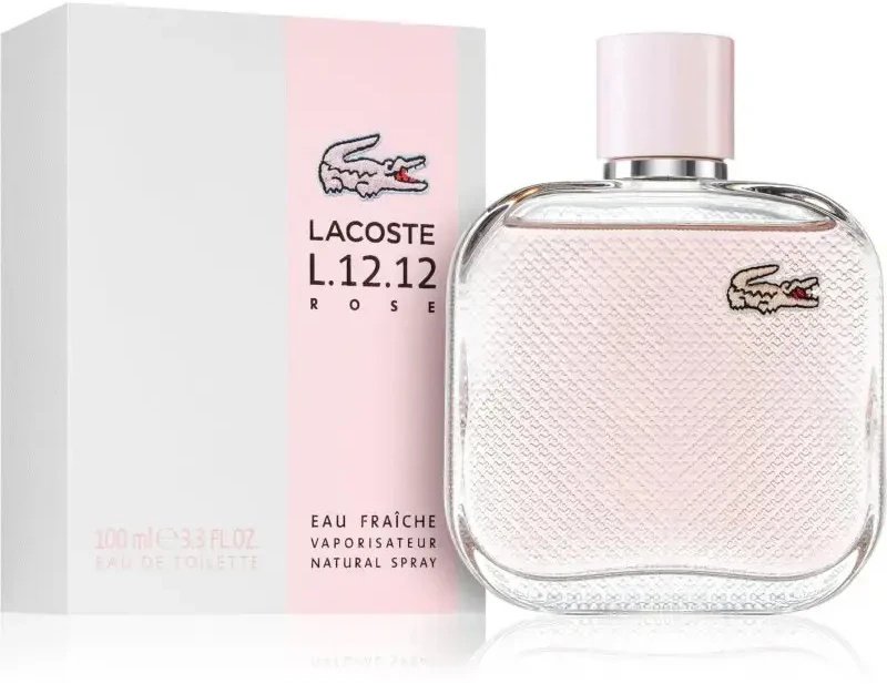 Lacoste Eau de Lacoste L.12.12 Rose Eau Fraiche EDT tualetinis vanduo moterims, 100 ml