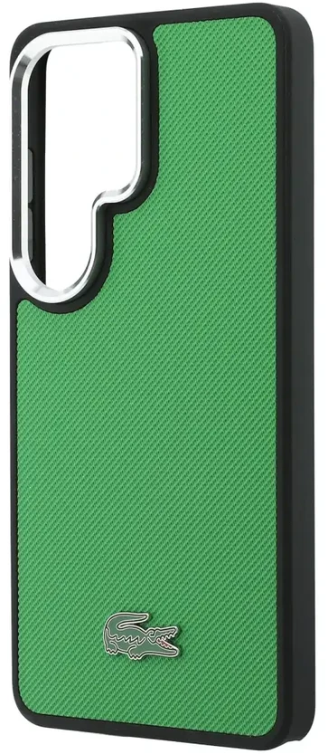 Dėklas Lacoste Petit Pique Metal Logo phone case for Samsung Galaxy S26 Ultra (S948) žalias