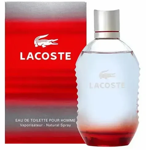Lacoste Raudona EDT tualetinis vanduo vyrams, 75 ml