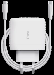 Adapteris Lādētājs Trust Maxo 65W USB-C Charger Baltas