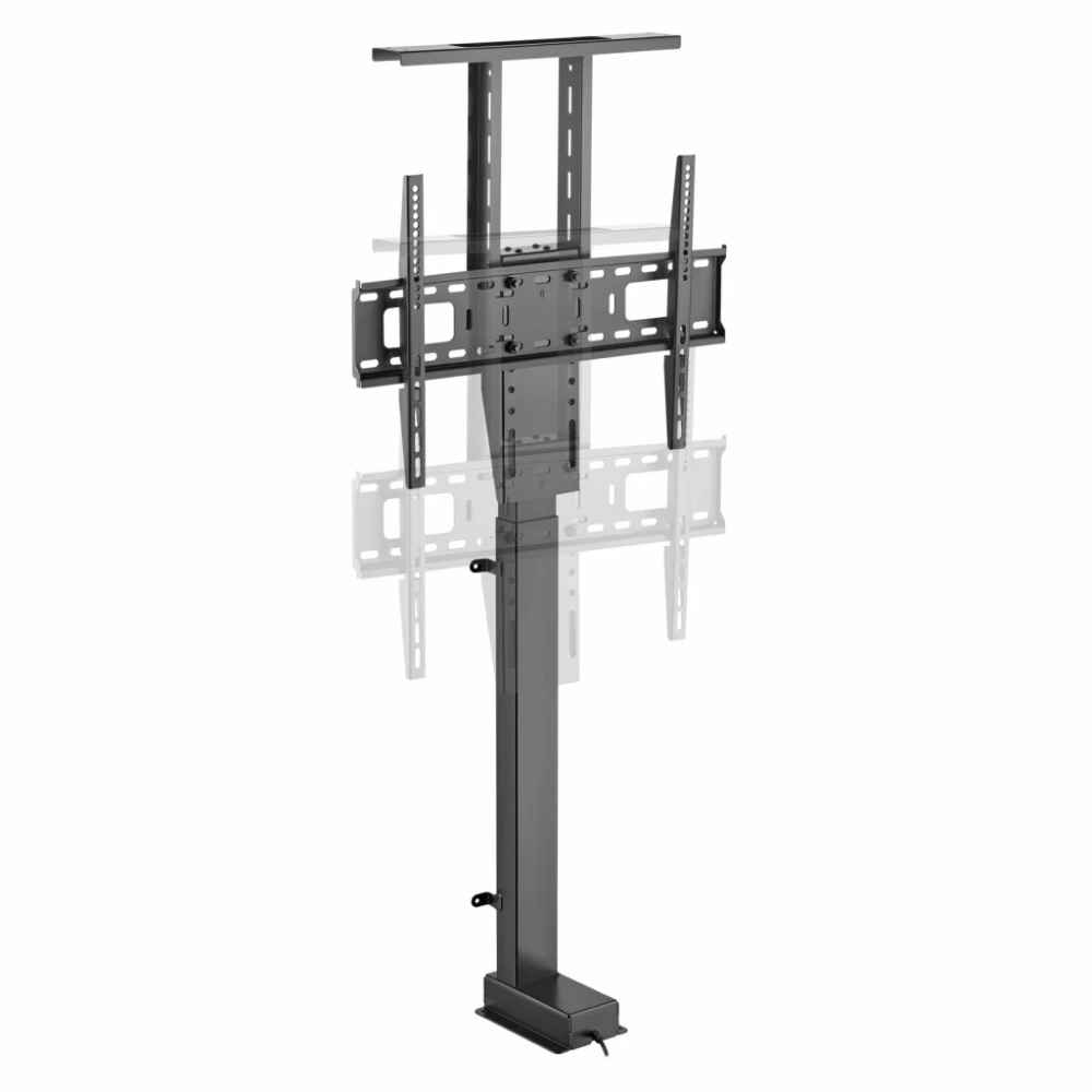ART TV laikiklis - liftas, valdomas elektra, AR-93M, mobilus, 60kg, 37-80 colių, Vesa Max, 600x400
