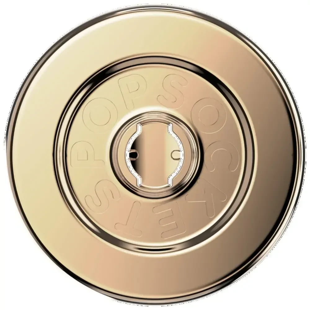 Laikiklis skirtas telefonui Popsockets Round Radial Gold Aluminum MagSafe 807259