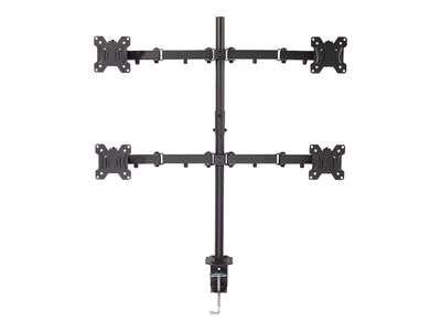 Monitorių Laikiklis - LINDY Quad Ekranas Bracket 4x17''-28'', Maks. 7kg, Juodas