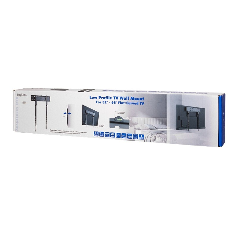 „LogiLink“ LOGILINK BP0116 televizoriaus sieninis laikiklis 32–65 colių fiksuotas 40 kg maks.