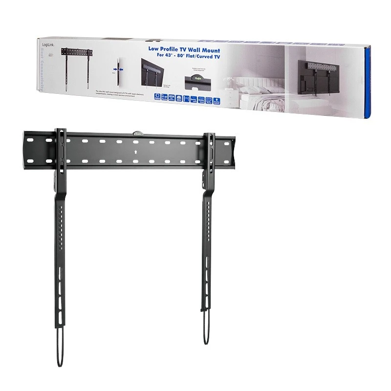 LOGILINK BP0117 televizoriaus sieninis laikiklis 43–80 colių fiksuotas 40 kg maks.