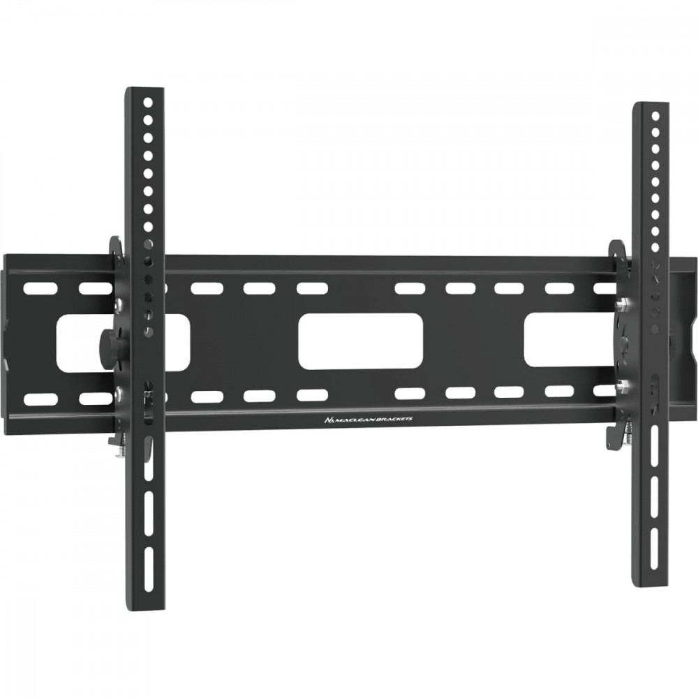 Maclean TV MC-421 sieninis laikiklis 32"-90" VESA 600x400 80kg pakreiptas universalus reguliuojamas gulsčiukas priedai Plokščias plonas