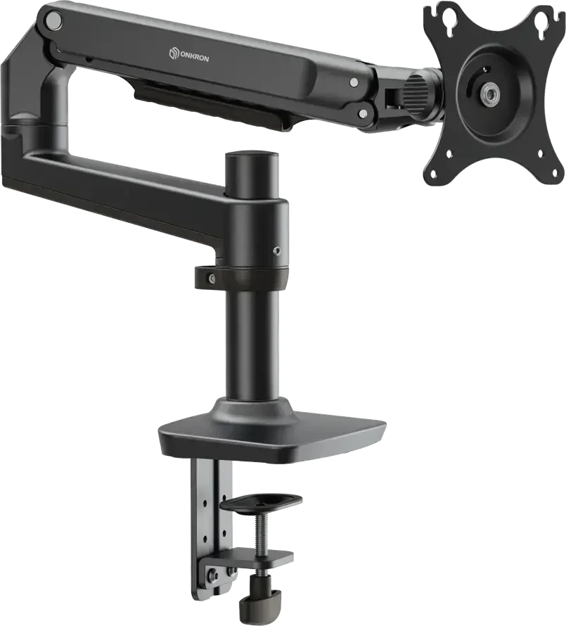 ONKRON Stalinis laikiklis monitoriui 17"-38", maks. 11 kg, pakreipiamas-sukamas, su pasukimu