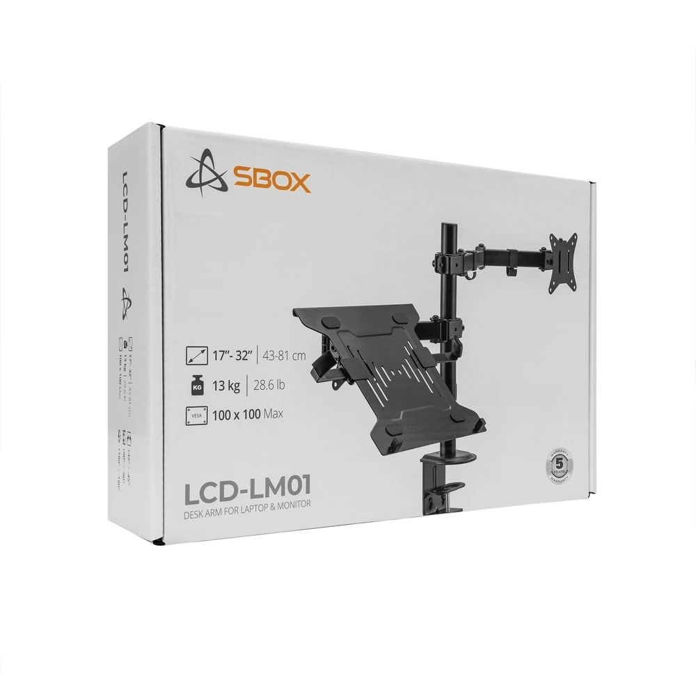 Laikiklis Sbox LCD-LM01-2 (13-27/12kg/100x100)