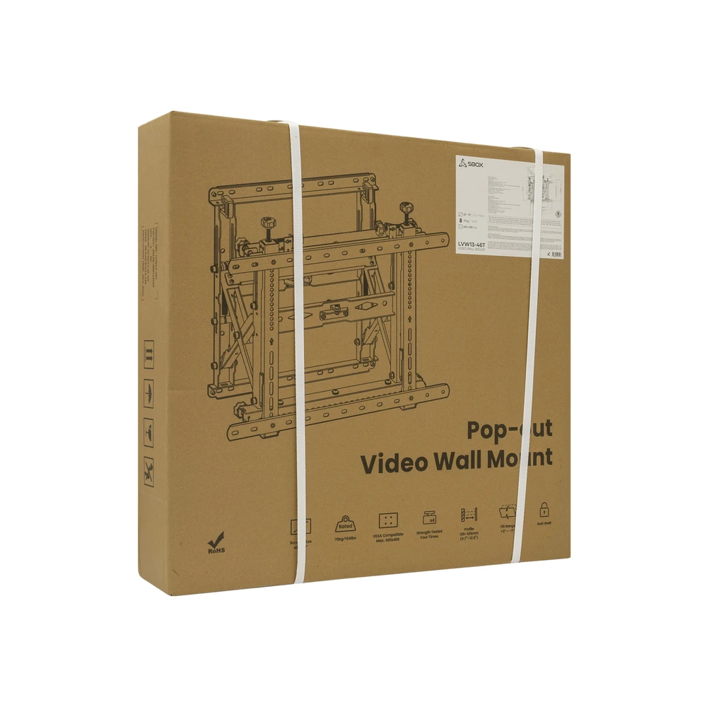 Laikiklis Sbox LVW13-46T (45-70/70kg/600x400)