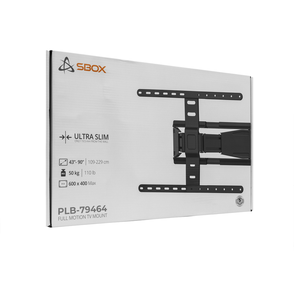 Laikiklis Sbox PLB-79464 (43-90/50kg/600x400)