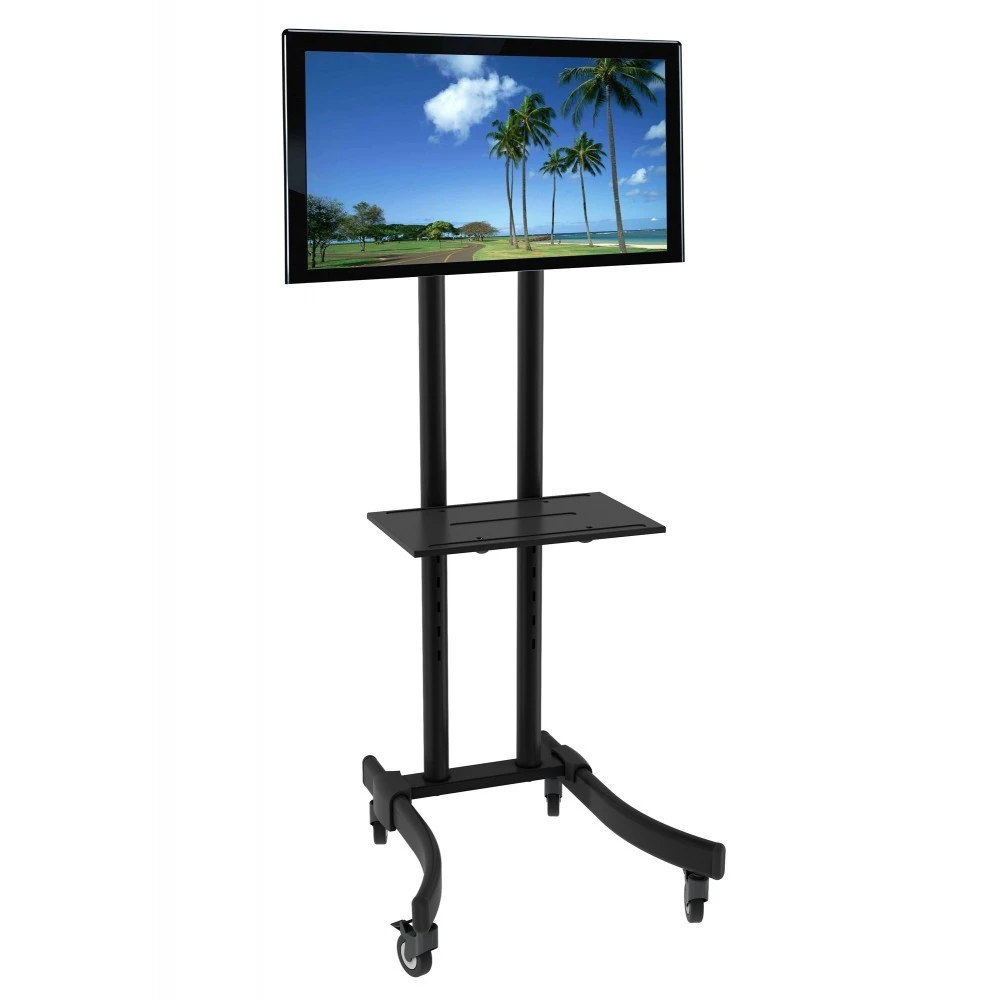 Laikiklis TECHLY Mobilus TV stovas/vežimėlis LED/LCD/PDP 32-70colių 40kg su lentyna