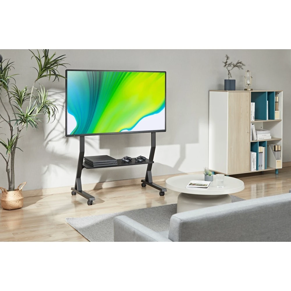 Laikiklis TECHLY grindų stovas su lentyna 45-90 colių LCD/LED/plazminiam televizoriui