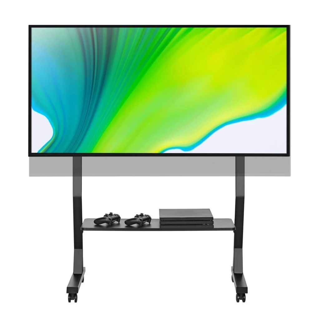 Laikiklis TECHLY grindų stovas su lentyna 45-90 colių LCD/LED/plazminiam televizoriui