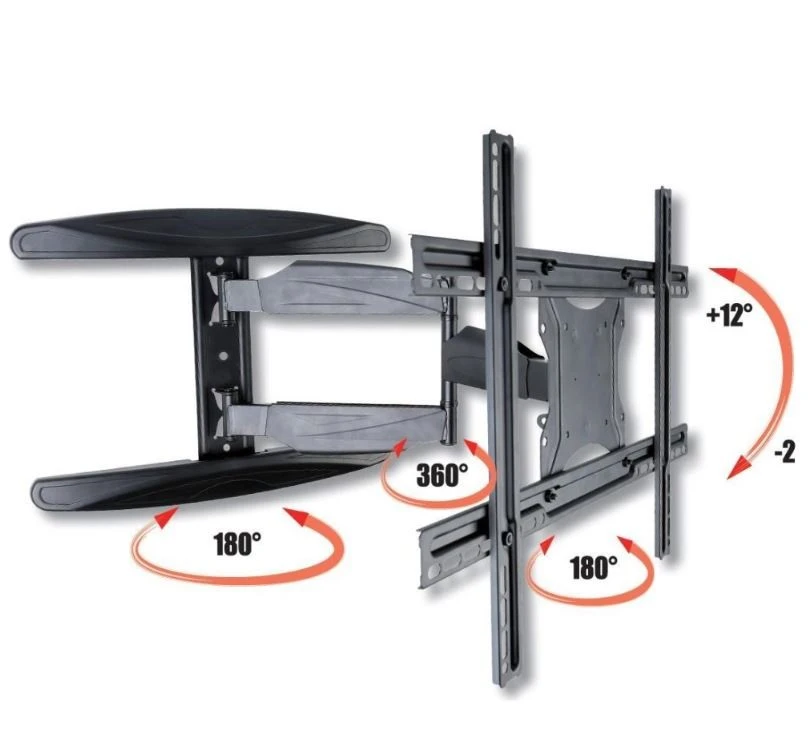 Techly Laikiklis ścienny LCD TV LED 40''-65'' FullMotion juoda