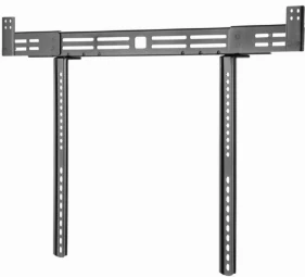Gembird TVM-SB-01 garsiakalbių laikiklis Wall Steel Juodas