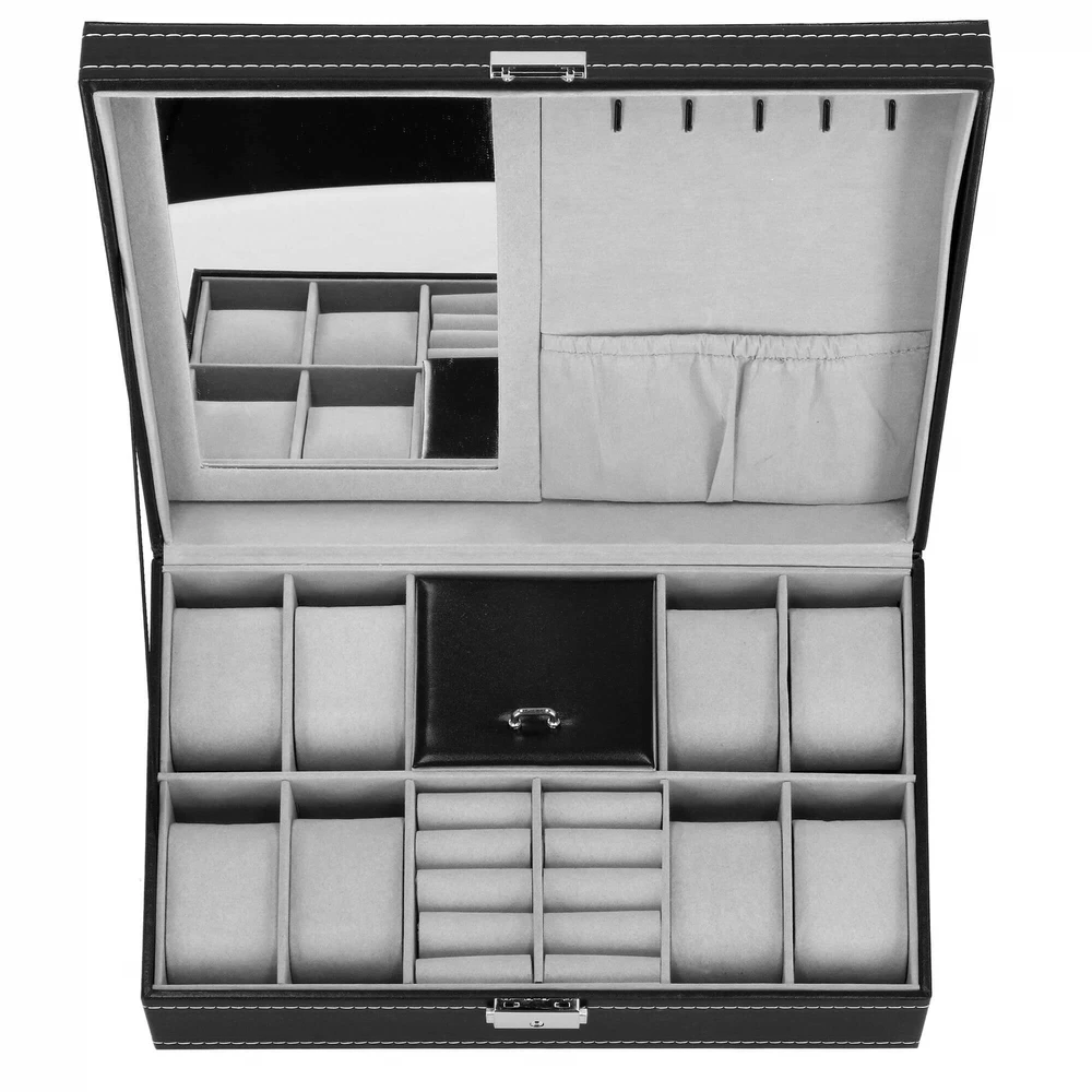 Laikrodžių ir priedų dėklas Springos 33x20x9 cm