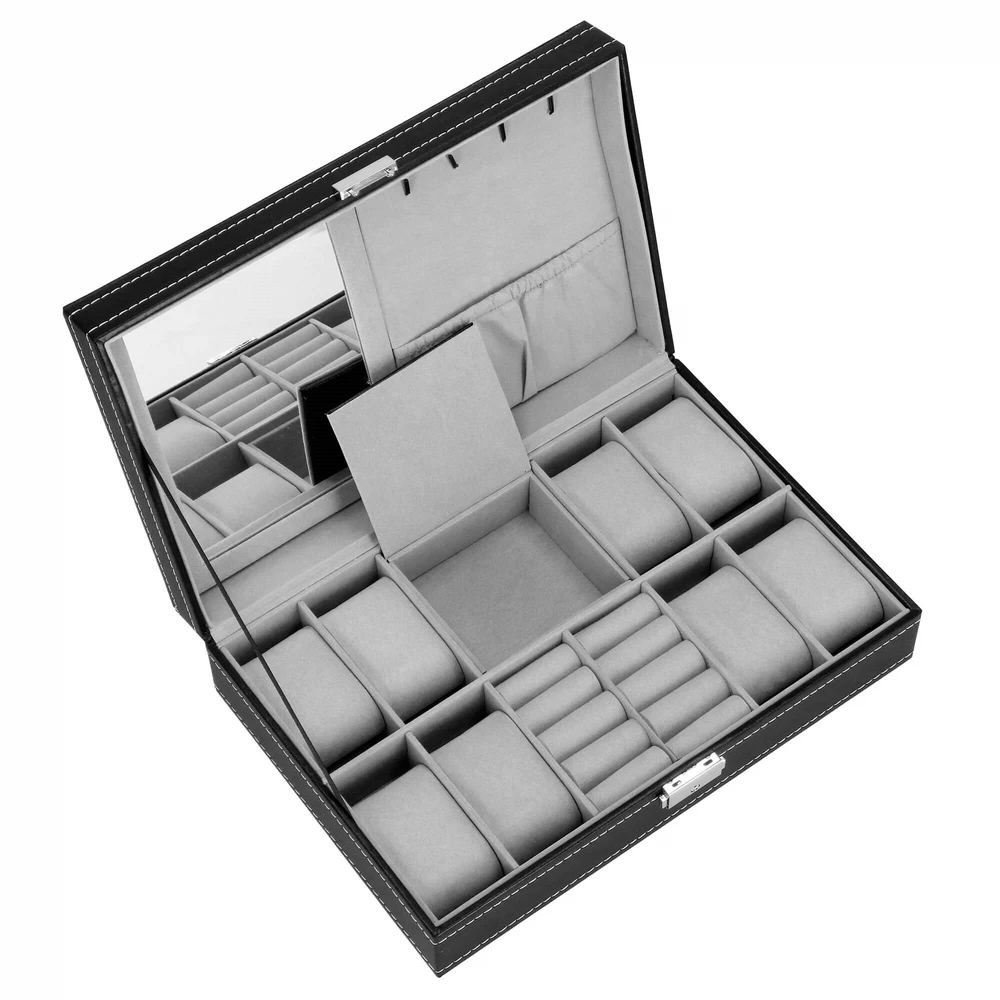 Laikrodžių ir priedų dėklas Springos 30x20x8 cm
