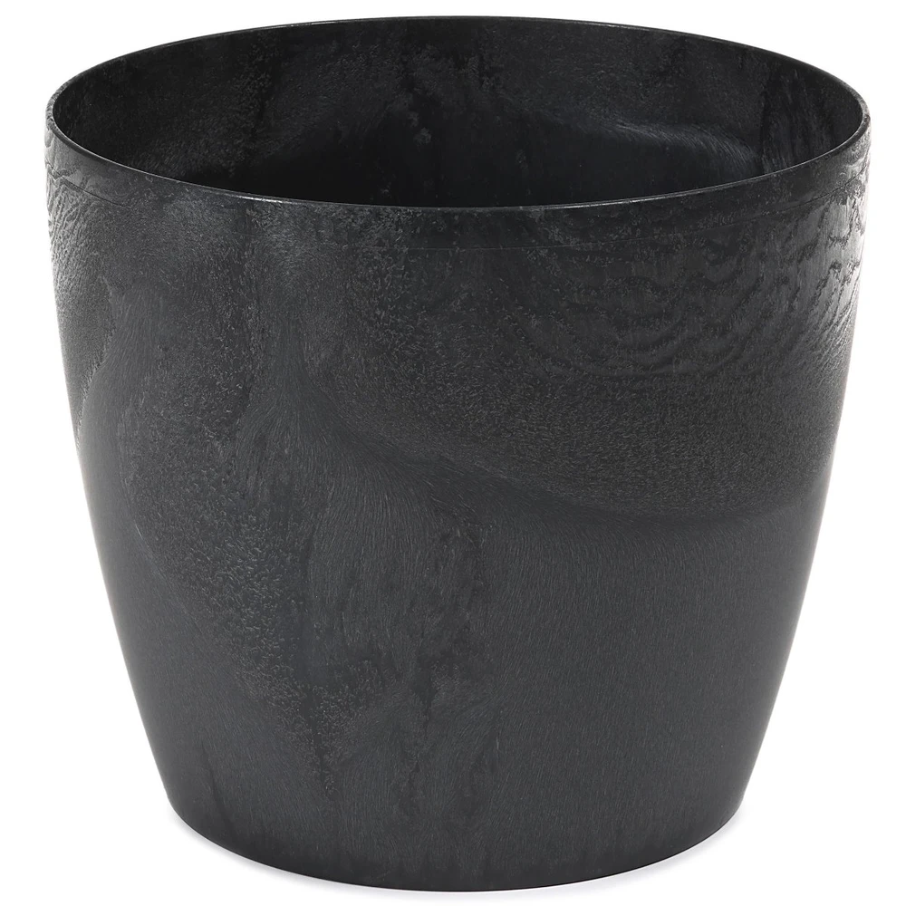 Lamela Gėlių vazonas Magnolija 250x220 mm, betoninis tamsiai pilkas