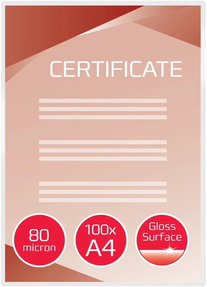 GBC Folie laminacyjne dokumentų maišelis A4 2x100 mikrofonas (3740306)