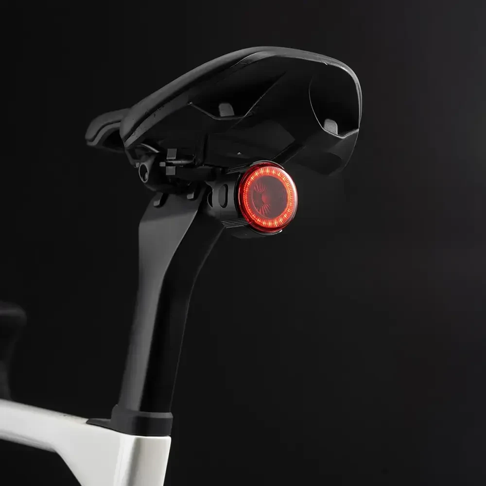 Lampka tylna Rockbros RL1F ROAD TO SKY inteligentna - juoda