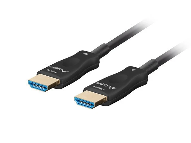 LANBERG optinis HDMI kabelis su Source ir Display jungtimis