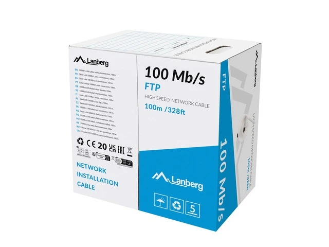 LAN CABLE FTP 100MB/S 100M CCA LINK GRAY LANBERG