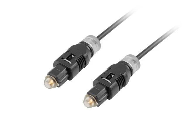 LANBERG CA-TOSL-10CC-0020-BK Lanberg TosLink M/M optinis kabelis 2M, Juodas