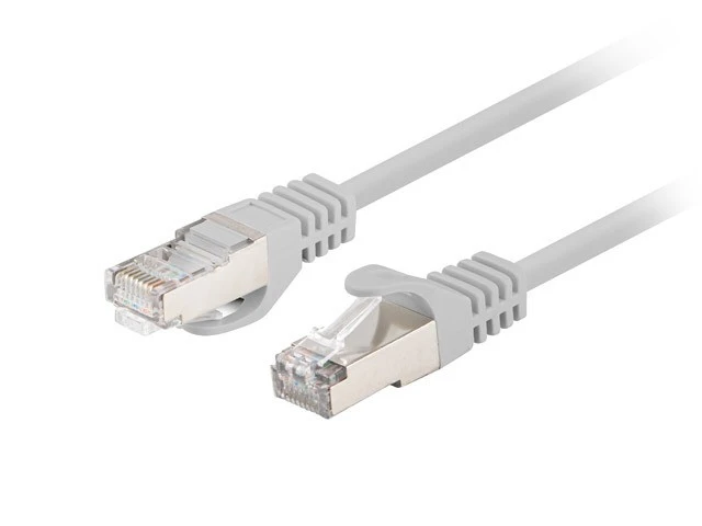 Lanberg 10-Pack Patchcord kat.6 FTP 0.25m pilka Fluke Passed