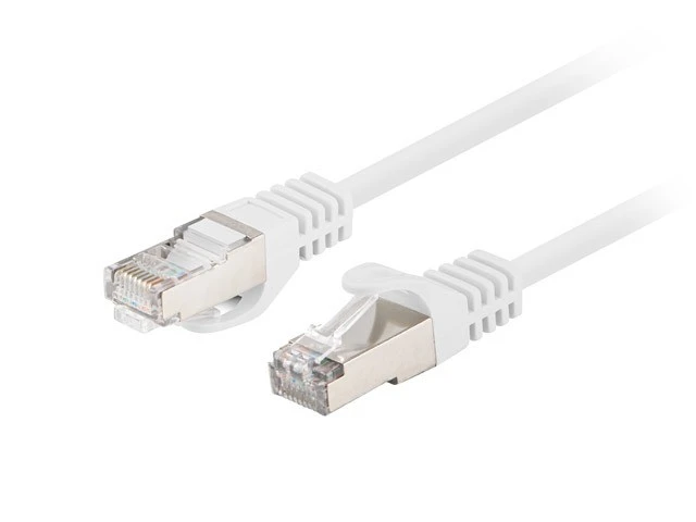 Lanberg 10-Pack Patchcord kat.6 FTP 0.25m balta Fluke Passed