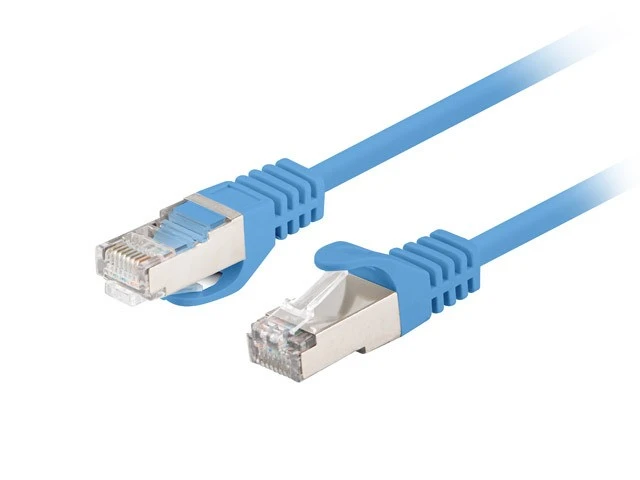 Lanberg 10-Pack Patchcord kat.6 FTP 1m mėlyna Fluke Passed
