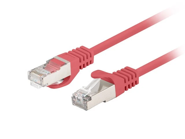 Lanberg 10-Pack Patchcord kat.6 FTP 1m raudona Fluke Passed