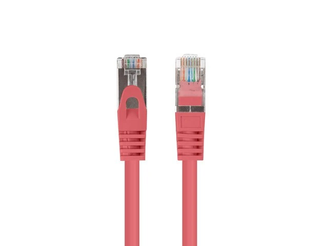 Lanberg 10-Pack Patchcord kat.6 FTP 1m raudona Fluke Passed