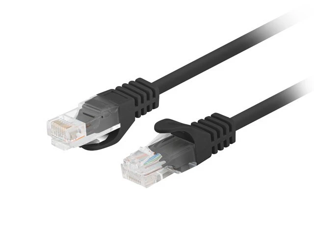 Lanberg 10-Pack Patchcord kat.6 UTP 2m juodas Fluke patvirtintas
