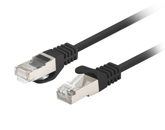 Lanberg 10-Pack Patchcord kat.6 FTP 0.5m juoda Fluke Passed