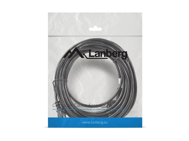 LANBERG CA-C13C-11CC-0100-BK maitinimo kompiuterio kabelis VDE CEE 7/7-> C13 10m
