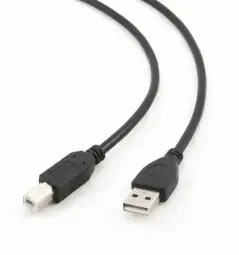 LANBERG USB-A M USB-B M 2.0 cable 1m juodas