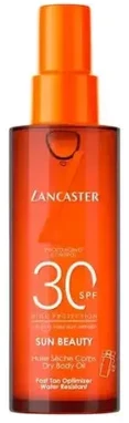 Lancaster Sun Beauty Fast Tan Optimizer Satin Dry Oil su didele apsauga nuo įdegio SPF30, 150 ml