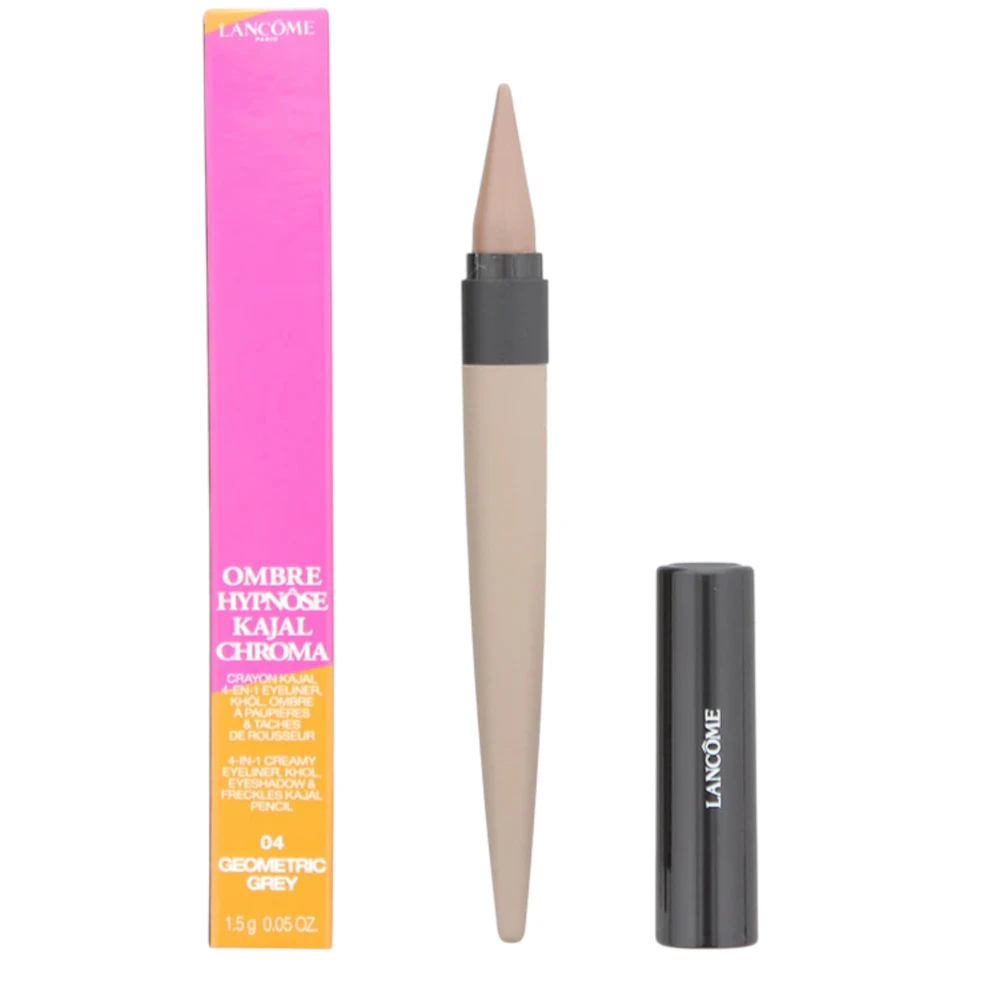 Lancome Ombre Hypnose Intense Color Payoff Eyeshadow &amp; Kajal Akių apvadas 2-In-1 04 Geometric Gray 1.5 g
