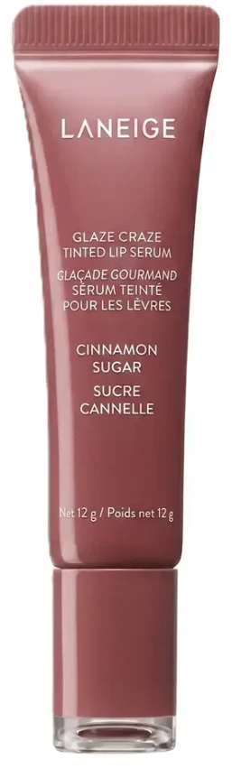 Laneige Glaze Craze Tinted Lip Serum lūpų balzamas-serumas su atspalviu, atspalvis: Cinnamon Sugar, 12 g
