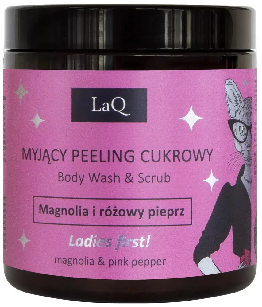 LaQ Kicia Magnolia peeling myjący do ciała 200ml