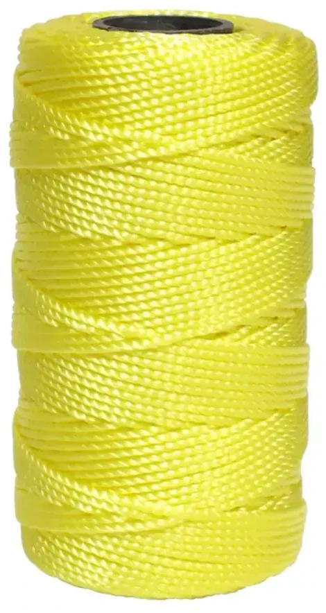 Lasso Virvė Pintų Polipropileno Geltona 1.5mm x 100m